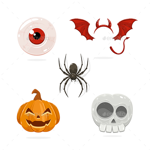 Cartoon Halloween Icons