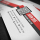 Simple Corporate QR Code Business Card - GraphicRiver Item for Sale