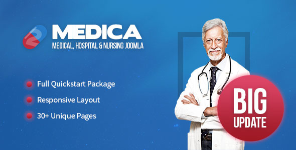 Medica - Clean, Responsive, Medical Joomla Theme