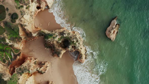 Praia dos Tres Irmaos, Alvor, Portimao, Faro District, Algarve, Portug