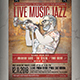 Live Music Jazz Flyer / Poster - GraphicRiver Item for Sale