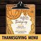Thanksgiving Food Menu - GraphicRiver Item for Sale