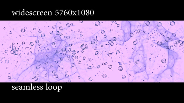 Purple Bubbles Widescreen alt