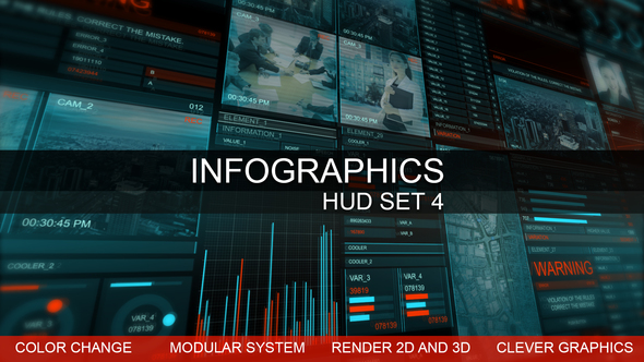 Infographics HUD smart graphics alt