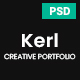 Kerl Pearson | Creative Portfolio PSD Template - ThemeForest Item for Sale