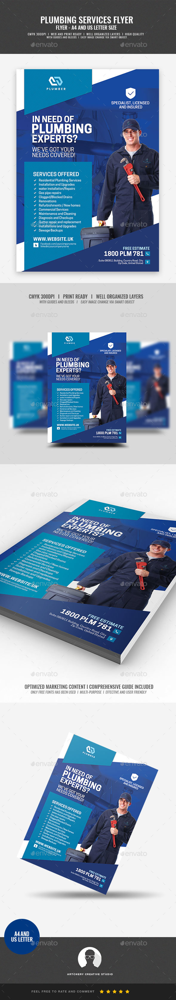 Plumber Services Flyer