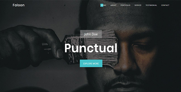Faloon-Creative Personal Portfolio Template