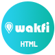 Wakfi - App Landing HTML5 Template - ThemeForest Item for Sale