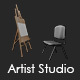 Artist Studio - 3DOcean Item for Sale