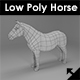Low poly horse - 3DOcean Item for Sale