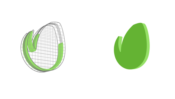 Rotating Grid Logo Reveal