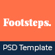 Footstep Personal Blog PSD Template - ThemeForest Item for Sale