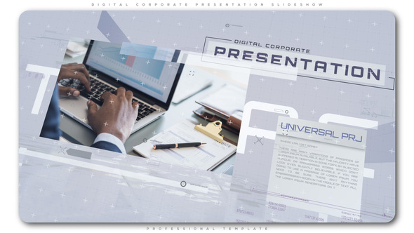 Digital Corporate Presentation Slideshow
