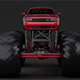 Monster Truck Dodge Challenger Demon - 3DOcean Item for Sale