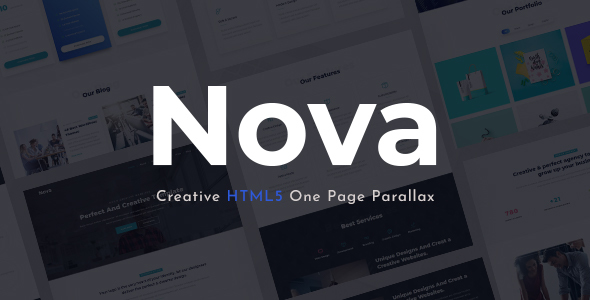 Novax - One Page Parallax
