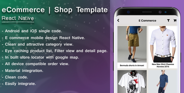 E-Commerce template | React Native