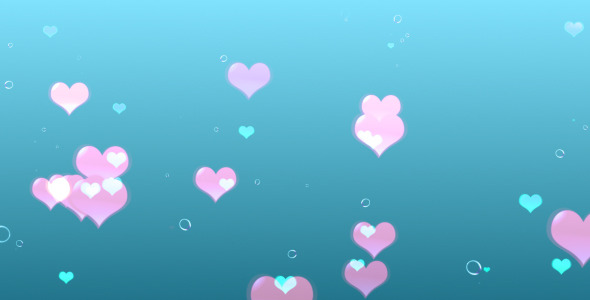 Clean Floating Hearts