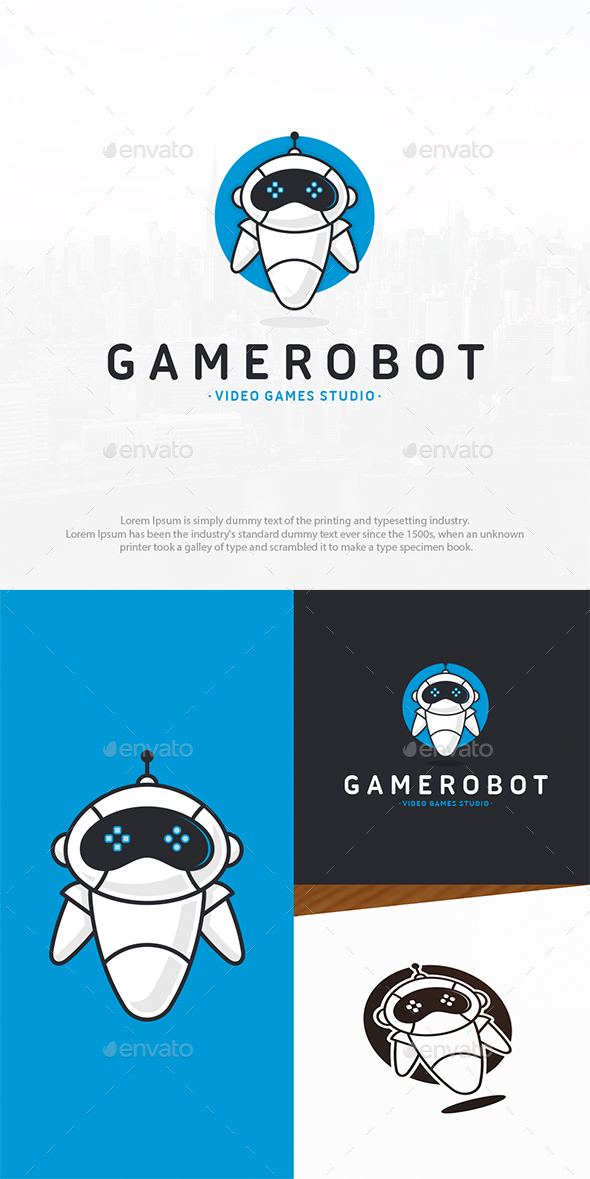 Robot Games Logo Template