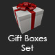Gift Boxes Set - 3DOcean Item for Sale