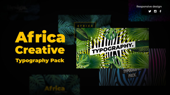 Africa - Creative Typography Pack