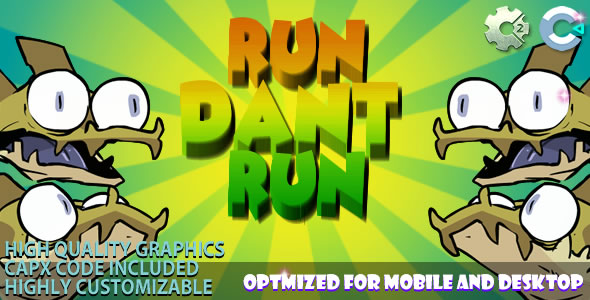 Run Dant Run (C2/C3/HTML5) Game!