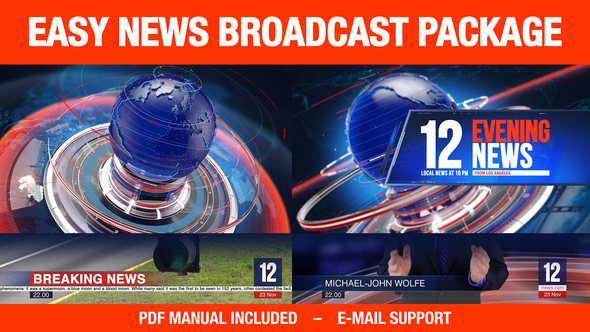 News Broadcast Design Package