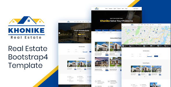 Khonike – Real Estate Bootstrap 5 Template