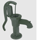 Old Green Hand Water Pump - 3DOcean Item for Sale