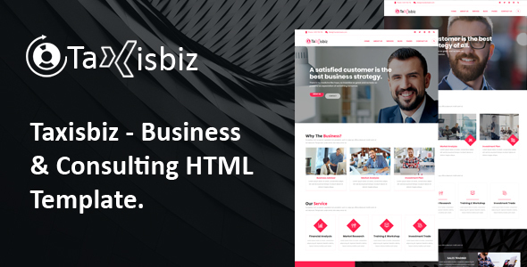 Taxisbiz – Consulting & Business HTML Template