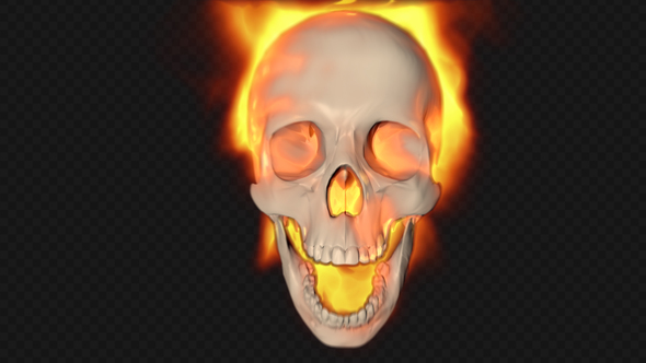 Skull Burning Transition alt