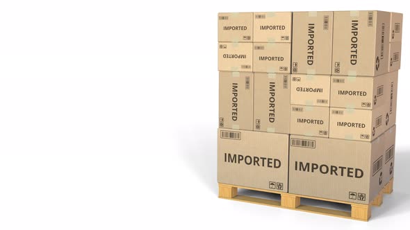 Cartons with IMPORTED Text alt