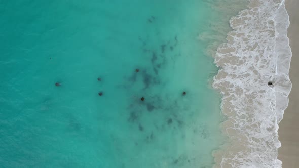 Skeleton Beach, Coral Bay, Western Australia 4K Aerial Drone