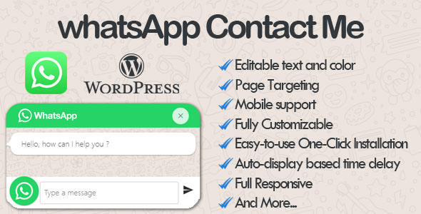 WhatsApp Contact Me - WhatsApp Chat wordpress Plugin