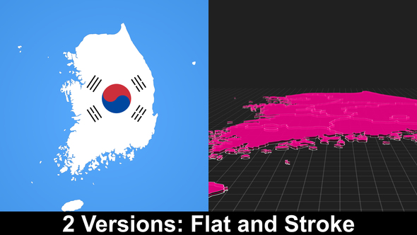 South Korea Map Kit