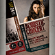 Acoustic Concert Flyer / Poster - GraphicRiver Item for Sale