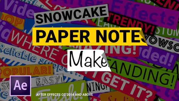 Paper Notes Maker - Titles and Lower Thirds