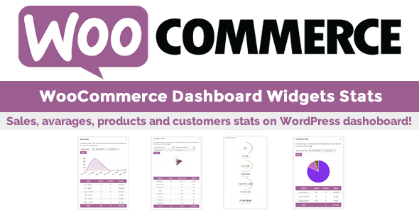 WooCommerce Dashboard Widgets Stats