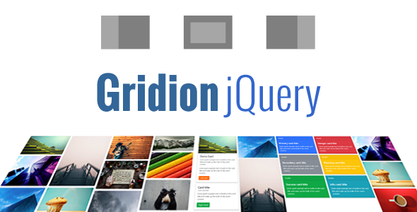 Gridion jQuery - Responsive Bootstrap Grid Gallery