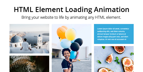 HTML Element Loading Animation
