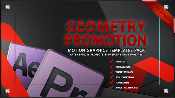 Geometry Promotion. Motion Graphics Templates Library