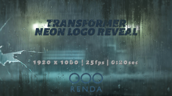 Transformer Neon Logo Reveal