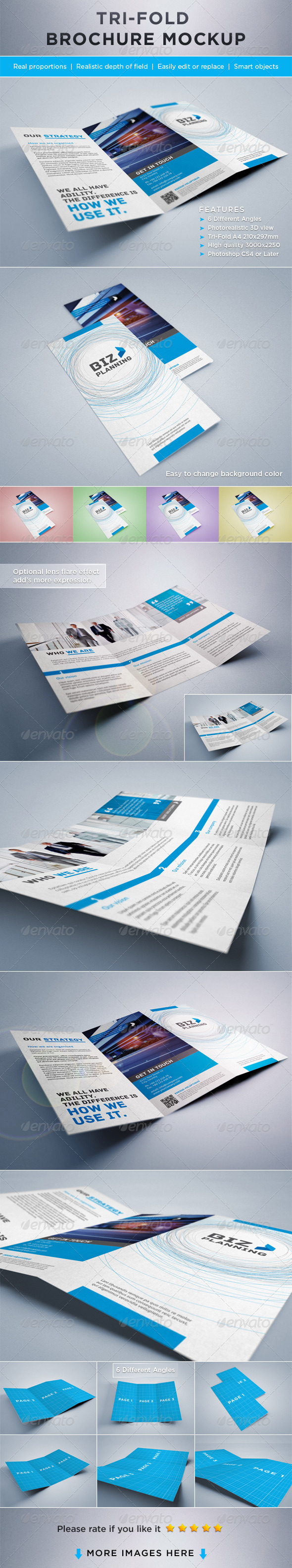 Download Tri Fold Graphics Designs Templates From Graphicriver Yellowimages Mockups