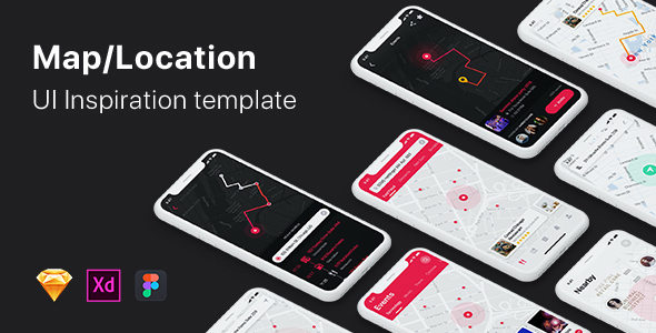 Mappy - Map UI Kit for Mobile App