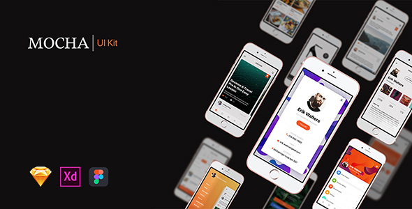 Zestaw Mocha Mobile UI