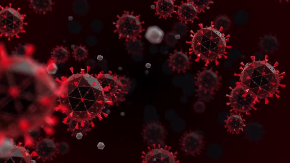 Low Polygon Virus HD