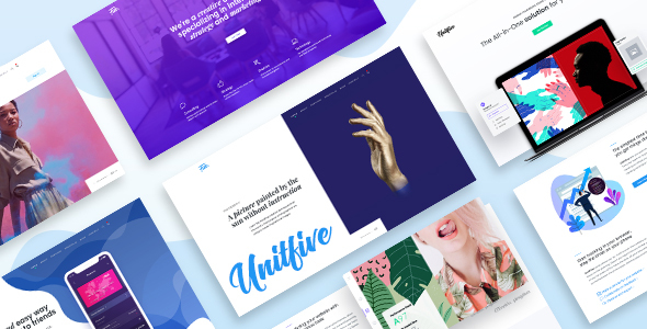 Unit Five - Creative Multipurpose PSD Template for Agency and Corporate
