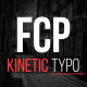 FCP Kinetic Typo - VideoHive Item for Sale