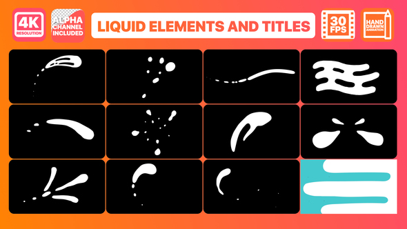 Liquid Shapes And Titles