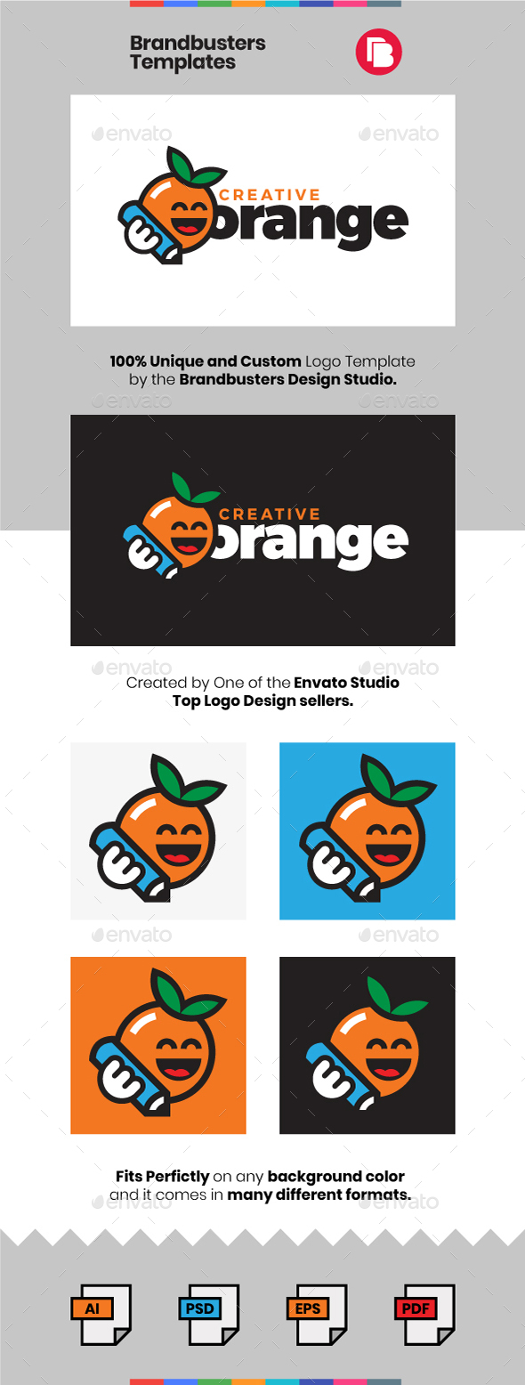 Creative Orange Logo Template