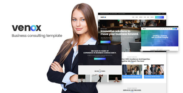 Venox - Business and Consulting HTML Template